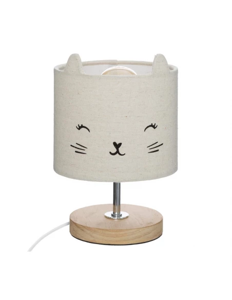 Lampe De Table Pour Enfants 'CAT E14 (AMPOULE Non Inclus)