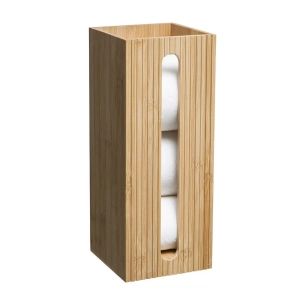 Porte-Rouleau De Rechange Wc Bambou 36x14.5x14.5 Cm