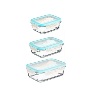 Set 3 Gamelles En Cristal Différentes Tailles