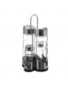 Set Porte Pour Huile, Vinaigre, Sel Et Poivre