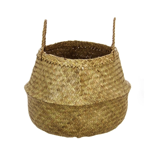 Panier En Osier Naturel Pliable 43,5x29cm