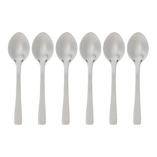 6unid Pack Petit Moka Inox Cuillère De Précision Argent 9,5cm