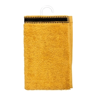 Serviette De Bain Premium Couleur Moutarde 30x50cm