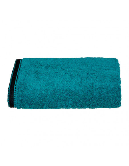 Serviette De Bain Premium Couleur Vert Pétrole 70x130cm