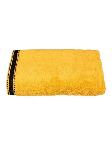 Serviette De Bain Premium Couleur Moutarde 70x130cm