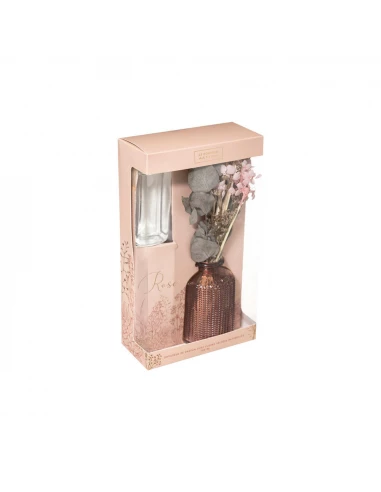Diffuseur Fleurs Sèches Roses / Jazmin 100ml Modèles Assortis