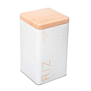 Boite Metallique Pour Riz 1250 Gr Mod Scandi Nature