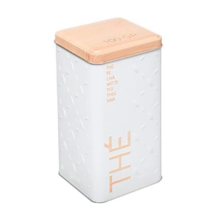 3 Boîte Métallique Pour Thé 100 Gr. Mod.Scandi Nature