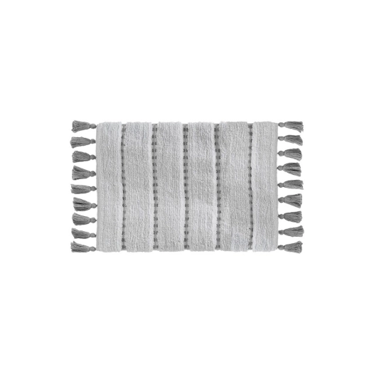 Tapis De Bain 'POM Pom' Gris 50x75cm