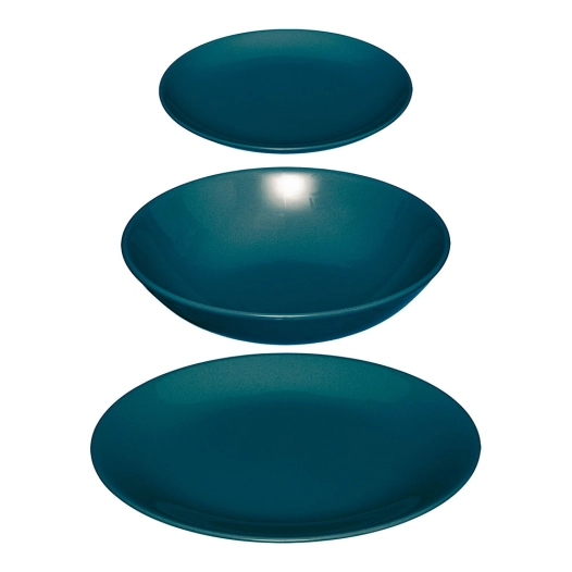 Art De La Table 18 Pieces Couleur Bleu.