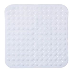 Tapis De Douche Carré Blanc 55x55cm