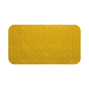Tapis De Douche Jaune Rectangulaire 69x39cm