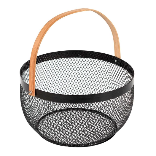 Panier Retro Mesh Diam.29cm Collection 'NOIR Kitchen'