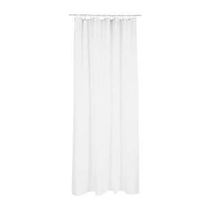 Rideau De Polyester De Bain Blanc 180x200cm