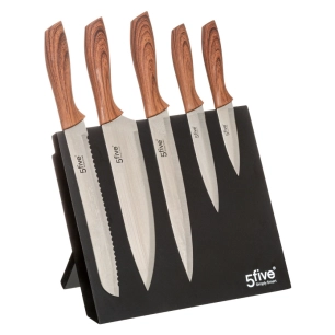 Support Aimant Avec 5 Couteaux 32x23.2x19cm