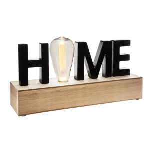 Figure Led 'HOME' 34x16x8cm.