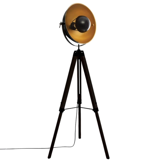 Lampe Trépied Modèle 'LOFT Lahti' Noir E27 156,5x65x57cm
