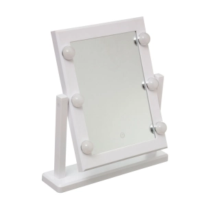 Miroir Led Collection 'HOLLYWOOD' 37x9x40,5cm Blanc