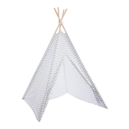 Tipi Gris Avec Couvercle De Rangement 160x120x120cm