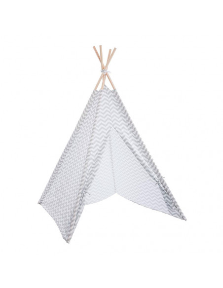 Tipi Gris Avec Couvercle De Rangement 160x120x120cm