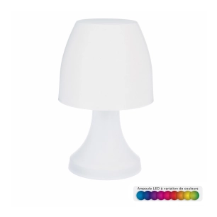 6 Lampe De Table Avec Led, Rgb, Piles 3xaaa/Lr03 Non Incluses. Inclut L'affichage
