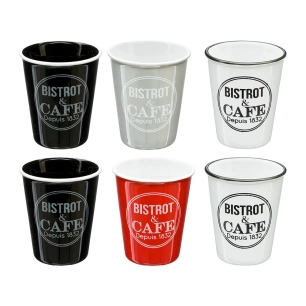 Pack 6 Tasses Mod.Bistrot 11 Cl
