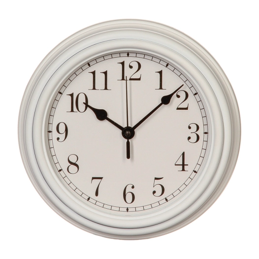 1 Horloge Murale Style Retro, Ø22cm couleur suivant arrivage