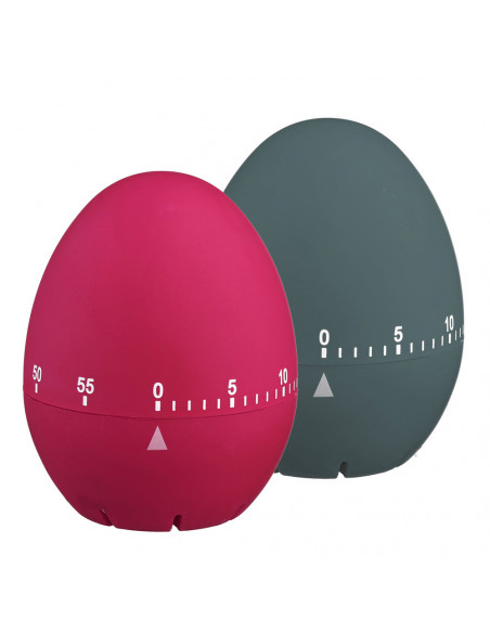 Minuterie Oeuf Gomme Design ludique et prise en main douce - COLLECTIONS COLORS
