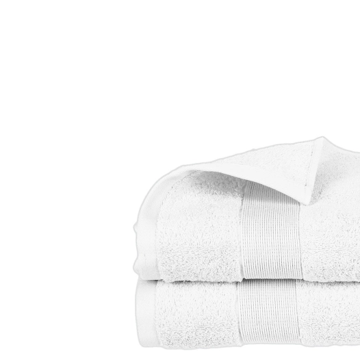 Serviette En Éponge 450gr - Blanc - 30x50cm