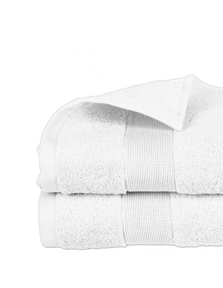 Serviette En Éponge 450gr - Blanc - 70x130cm