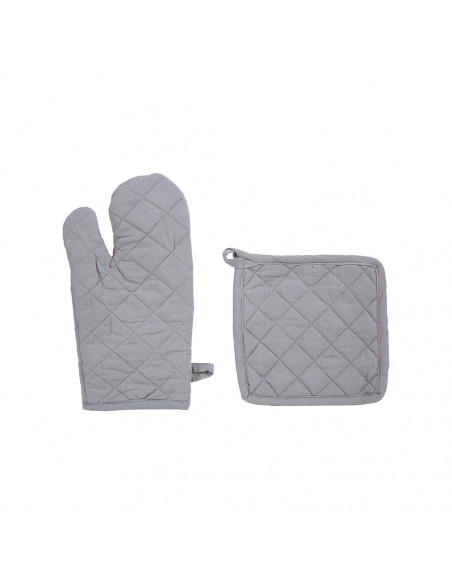 Gant Et Moufles Couleur Grise