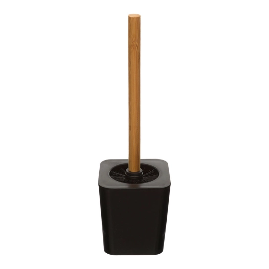 Brosse WC et pot Noir Collection 'NATUREO'