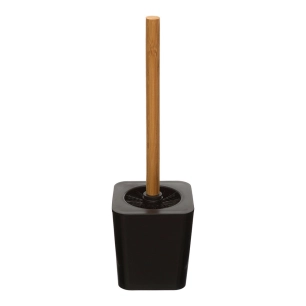 Brosse WC et pot Noir Collection 'NATUREO'