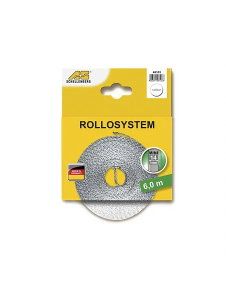 Sangle De Volet Roulant 14mmx6mts Blanc