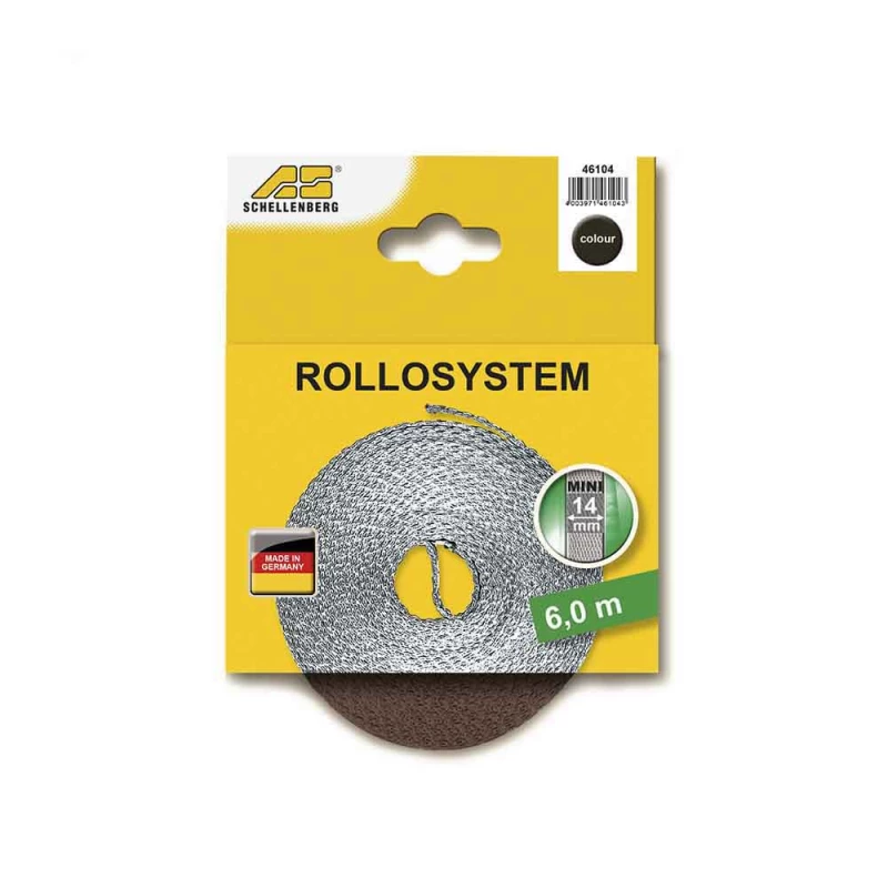 Sangle De Volet Roulant 14mmx6mts Marron