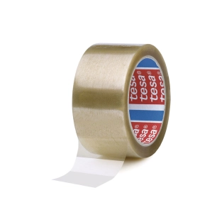 Tesa 4089 Ruban D'emballage En Polypropylène. Adhésif En Caoutchouc Naturel 132m X 50mm Transparent