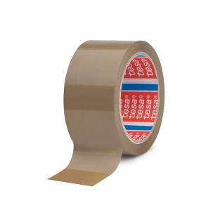 Tesa 4089 Ruban D'emballage En Polypropylène. Adhésif En Caoutchouc Naturel 132m X 50mm Marron