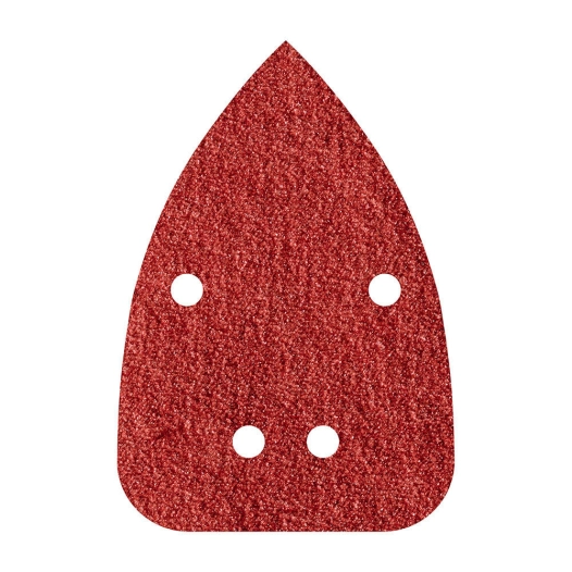 5 Pack 10 Feuilles Abrasives Adhesives, Corindon, Grain 240, Perforees 96x136mm 1764000 Wolfcraft