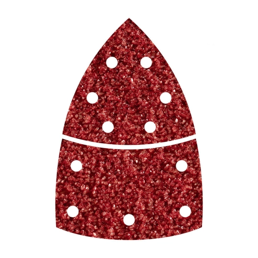 5 Pack 10 Feuilles Abrasives Adhésives, Grain 60 2 Pièces Pour Bois/Métal 1812000 Wolfcraft