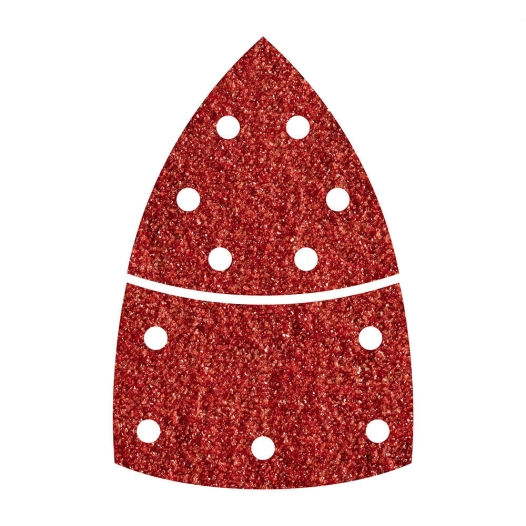 5 Pack 10 Feuilles Abrasives Adhésives, Grain 120 2 Pièces Pour Bois/Métal 1814000 Wolfcraft