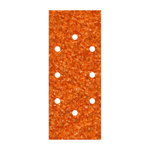 Pack De 5 Feuilles Abrasives Adhesives, Corindon, Grain 40, Perforées, Ovales 93x230mm 1971000 Wolfcraft