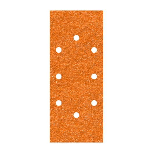 Pack De 5 Feuilles Abrasives Adhesives, Corindon, Grain 120, Perforées, Ovales 93x230mm 1973000 Wolfcraft