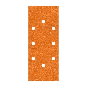 Pack De 5 Feuilles Abrasives Adhesives, Corindon, Grain 120, Perforées, Ovales 93x230mm 1973000 Wolfcraft