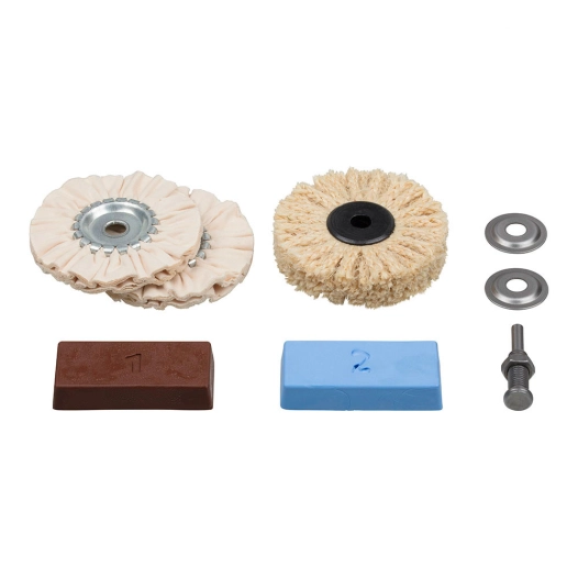 Set De Polissage Professionnel Pour Métaux, Plastique, Marbre, Etc. 2179000 Wolfcraft