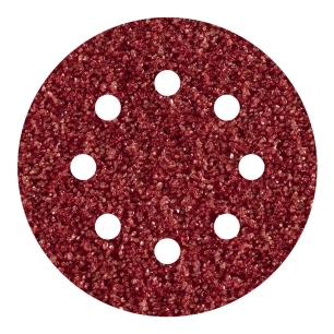 Pack De 5 Feuilles Abrasives Adhesives, Corindon, Grain 60, Perforées Ø125mm 2250000 Wolfcraft