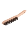 Brosse A Main, Acier, 4 Rangs, Manche Bois 2722000 Wolfcraft