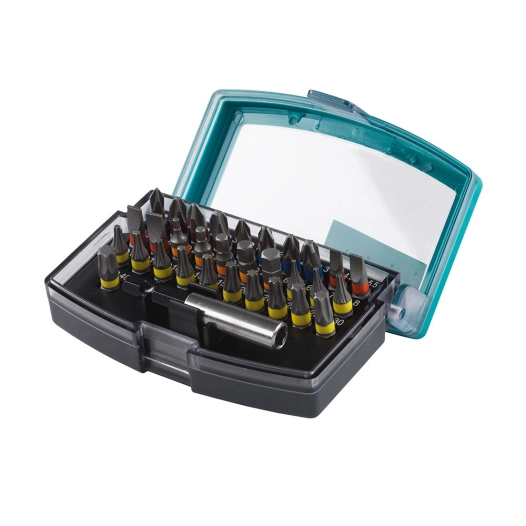 Boîte À Mèches Pleine, Avec Porte Mèche Magnétique Et 31 Pointes 2975000 Wolfcraft