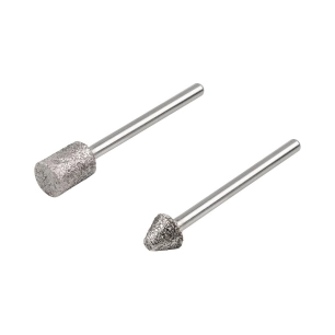 Set 2 Roues Diamant Avec Cne Cylindrique Et Pointe Pointue 5989000 Wolfcraft