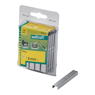 Pack De 4000 Agrafes Largeur 6mm. Type 053 7016000 Wolfcraft