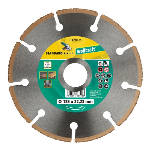 Disque De Coupe Ct ''STANDARD'' Ø115mm 8369000 Wolfcraft